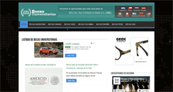 Desktop Screenshot of becasuniversitarias.org